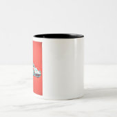 Ford GT40 Tweekleurige Koffiemok (Center)