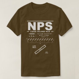 Ford Island NAS Naval Air Station NPS T-shirt