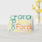 Ford Kaart (Gele Bloem)
