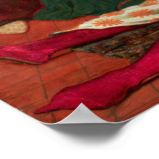 Ford Madox Brown Death of Sir Tristram Poster (Hoek)