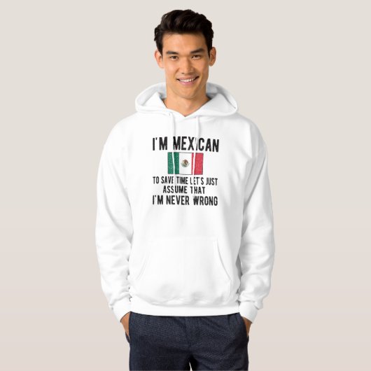 Ford Mexicaans erfgoed in Mexico: Mexicaanse vlag Hoodie (Voorkant volledig)