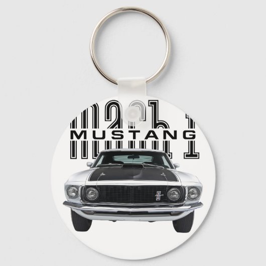 Ford Mustang '69 Mach 1 Sleutelhanger (Voorkant)