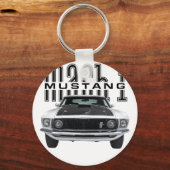 Ford Mustang '69 Mach 1 Sleutelhanger (Voorkant)