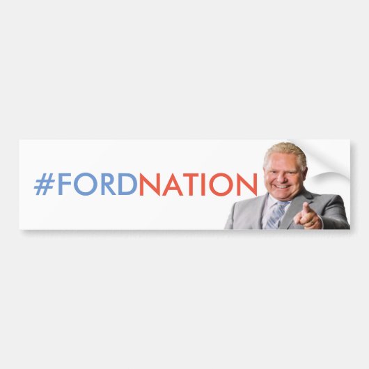 Ford Nation Bumpersticker (Voorkant)