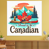 Ford om Canadees te zijn Canvas Afdruk (Insitu (Woonkamer))