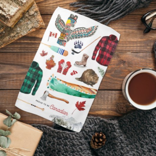 Ford om Canadees te zijn | Illustratie Waterverf Theedoek