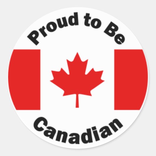 Ford om Canadees te zijn Ronde Sticker (Voorkant)