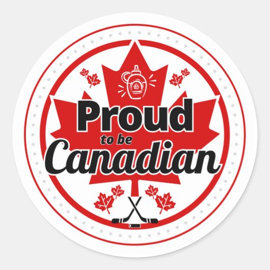 Ford om Canadees te zijn Ronde Sticker (Voorkant)