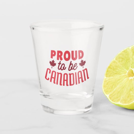 Ford om Canadees te zijn Shot Glas (Voorkant)