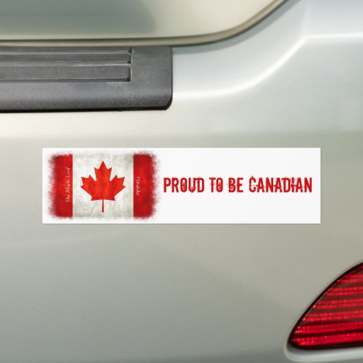 Ford om Canadees te zijn - Vlag Bumpersticker (Op auto)