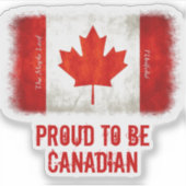 Ford om Canadese vlag vinyldecal te worden Sticker (Voorkant)