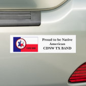 Ford om Native AmericanCDNW TX BAND te zijn Bumpersticker (Op auto)