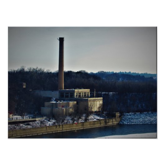 "Ford Steam Plant" Foto Afdruk (Voorkant)