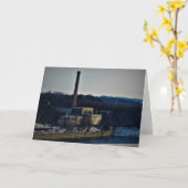 "Ford Stoomcentrale" kerstkaart Kaart (Gele Bloem)