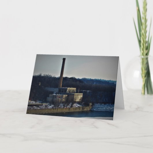 "Ford Stoomcentrale" kerstkaart Kaart (Voorkant)