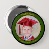 Ford van uw Afstuderen groene goudfoto-Button Ronde Button 4,0 Cm (Voorkant /achterkant)