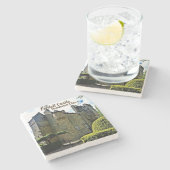 Fordell Castle - Scottish Henderson Clan Stenen Onderzetter (Zijkant)