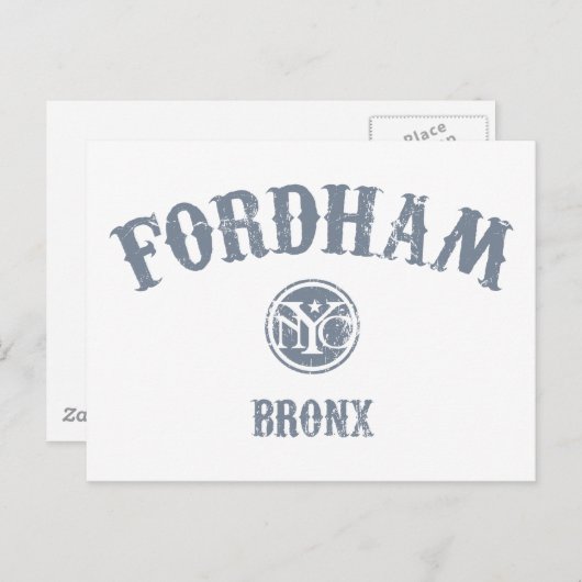 Fordham Briefkaart (Voorkant / Achterkant)