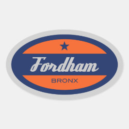 Fordham Ovale Sticker