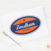Fordham Ovale Sticker (Envelop)