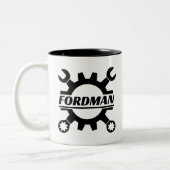 Fordman AKA Kenneth Oaks Gear Coffee Mok (Links)