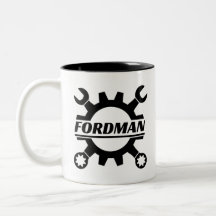 Fordman AKA Kenneth Oaks Gear Coffee Mok