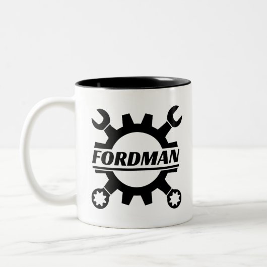 Fordman AKA Kenneth Oaks Gear Coffee Mok (Links)