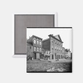 Ford's Theatre in Lincoln's tijd. Washington D.C. Magneet (Voorkant / Achterkant)