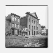 Ford's Theatre in Lincoln's tijd. Washington D.C. Magneet (Voorkant)