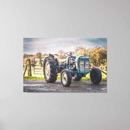 Fordson Super Dexter Canvas Afdruk (Voorkant)