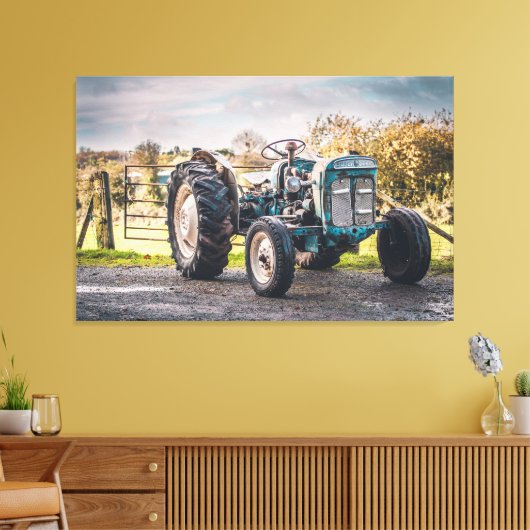 Fordson Super Dexter Canvas Afdruk (Insitu (Woonkamer))