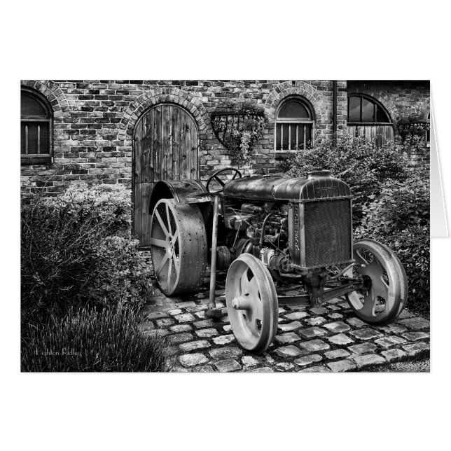  Fordson Tractor blanco notelet / kaart (Voorkant Horizontaal)