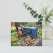  Fordson Tractor, Bredbury Hall Briefkaart (Staand voorkant)