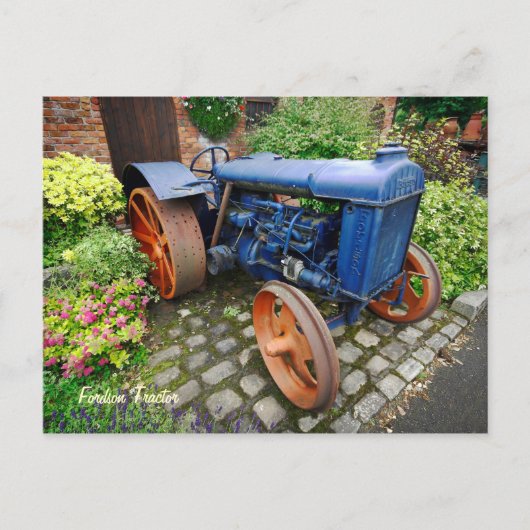  Fordson Tractor, Bredbury Hall Briefkaart (Voorkant)