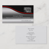  Fordson Tractor, rode soep, metallisch uitziend Visitekaartje (Voorkant / Achterkant)