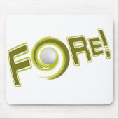 FORE, aangepaste mousepad Muismat (Voorkant)