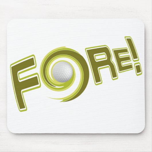 FORE, aangepaste mousepad Muismat (Voorkant)