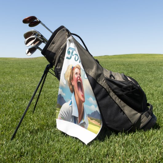 Fore! - Dames golfhanddoek (Groen)