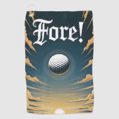 Fore Golf Handdoek (Voorkant)