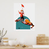 Fore -  Golf Waterverf 1930 Afdruk Golf Poster (Keuken)