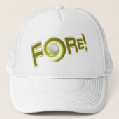 FORE! golfpet Trucker Pet (Voorkant)