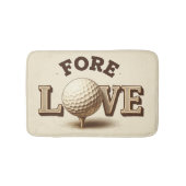 Fore Love Golf Badmat voor Golfers (Voorkant)