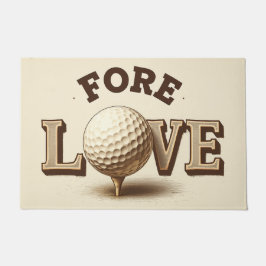 Fore Love Golf deurmat voor golfers