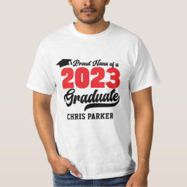 Fore NANA van een 2023 Afstuderen oud script T-shirt