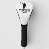 Fore Play Golf headcover, driver headcover, Golf Golfheadcover (Voorkant)