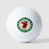 Fore-t-shirt & Still on Par Funny 40th Birthday Fo Golfballen (Voorkant)