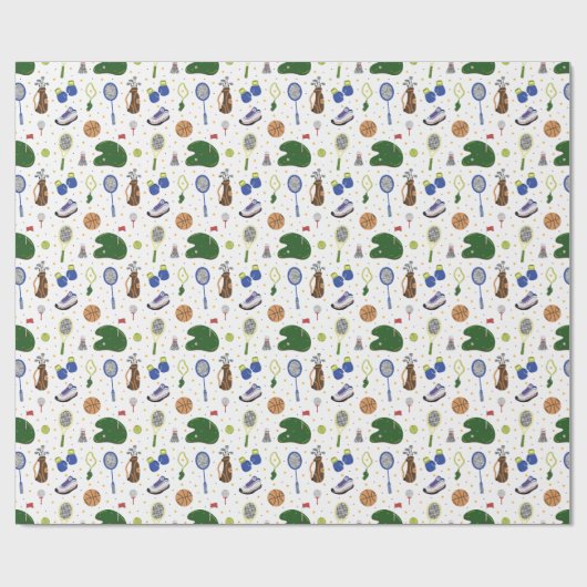 Fore the Perfect Gift – Golf Wrapping Paper Cadeaupapier (Vlak)