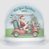 FORE YOUR CHRISTMAS SANTA PLAYS GOLF SNEEUWBOL (Voorkant)
