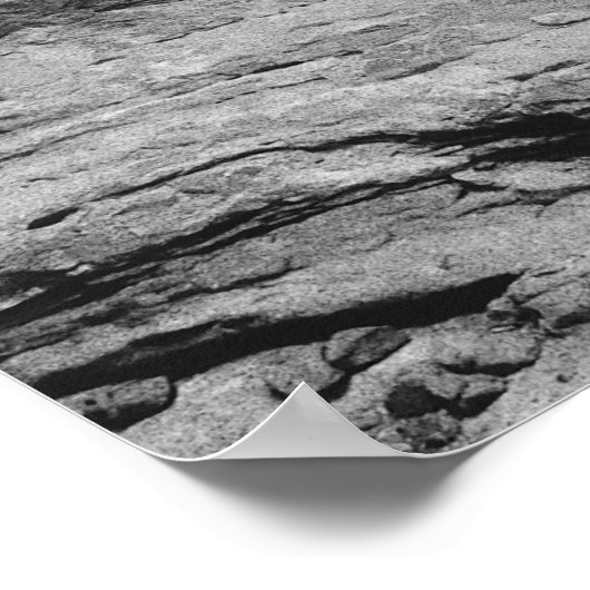 Foreboding rock formation poster (Hoek)