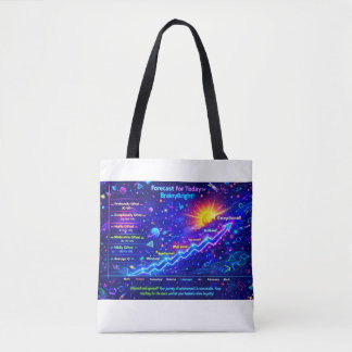 Forecast for Today: BrainyBright Weather!Tote bags Tote Bag